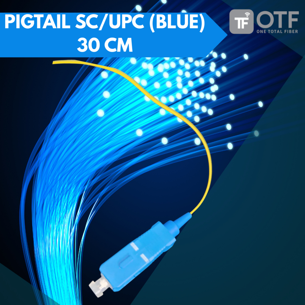 Pigtail Fiber Optic 3mm SC UPC| Pigtail Single SC UPC 30cm Fiber Optic
