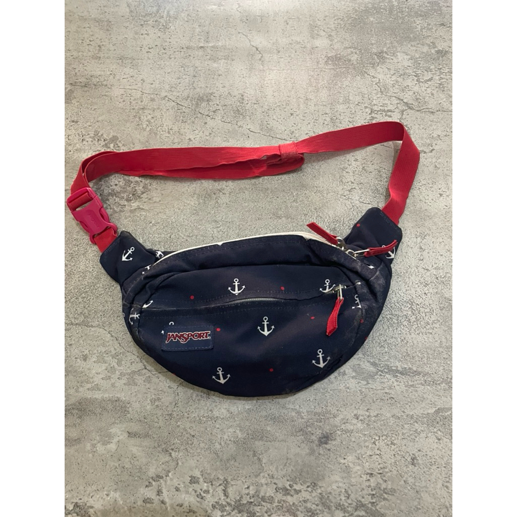 KODE:008-TAS PRIA WAISTBAG BY JASPORT
