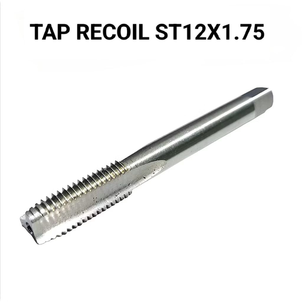 tap recoil m12x1.75 tap recoil ST12x1.75 tap khusus recoil baut oli motor
