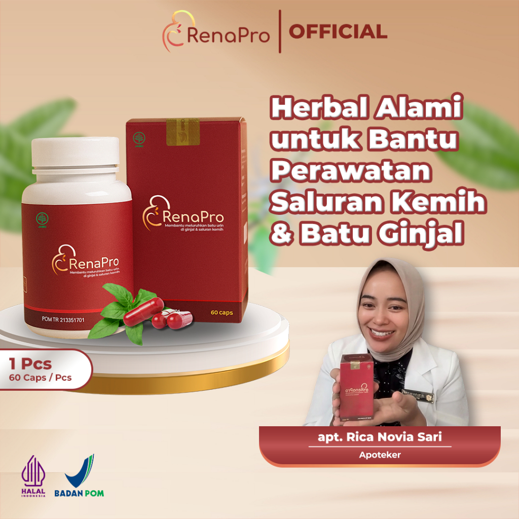 RenaPro untuk Ginjal – Pendukung Fungsi Ginjal Alami