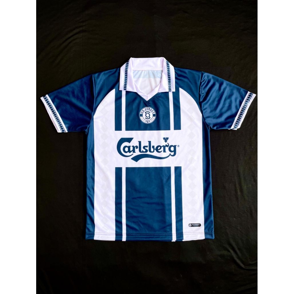 Jersey custom nama // Jersey printing satuan // Jersey Futsal Jersey Sepakbola // Jersey biru putih 