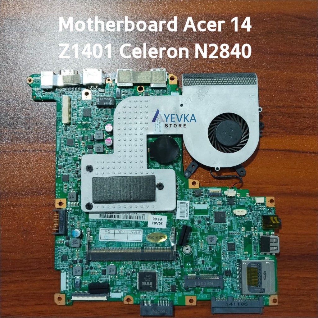 Motherboard Acer One 14 Z1401 Celeron N2840 Normal Tested Seken Original [ mainboard mobo mesin main