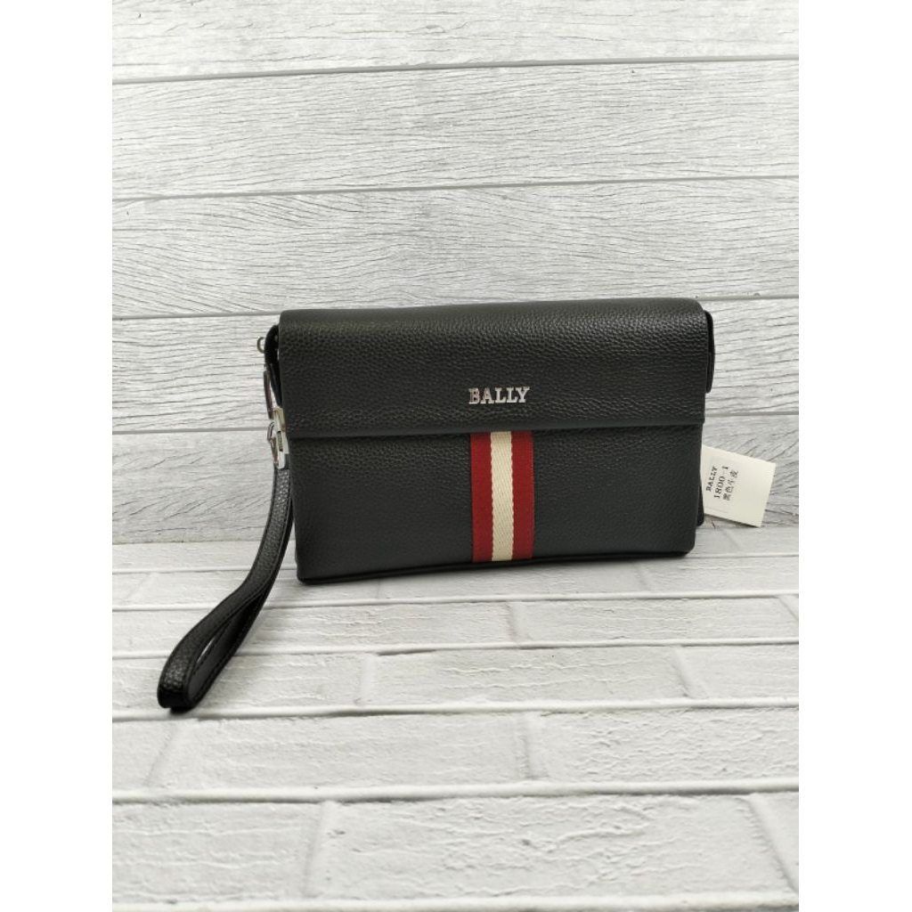 Handbag clutch pria bally kulit asli tas tangan import