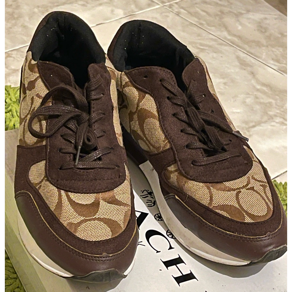 Sneakers fashion  coach eleta  brown