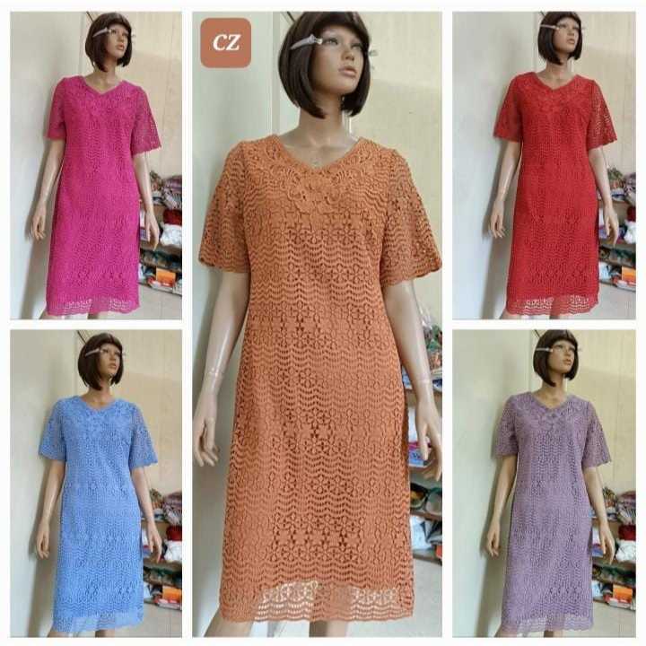 DRESS BROKAT PREMIUM CZ TEBAL MEWAH