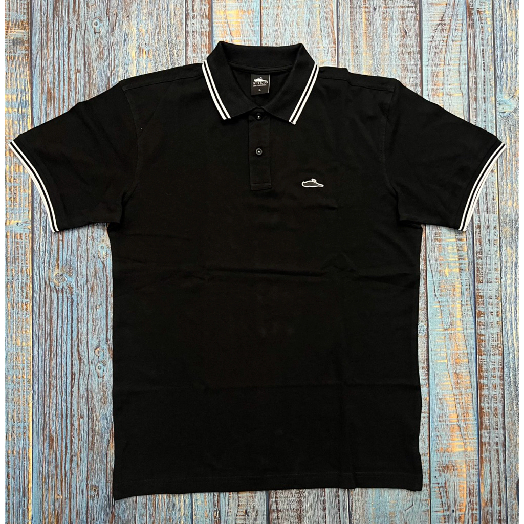 Polo Atticus - Classic Tipped Polo Black White Official Merchandise