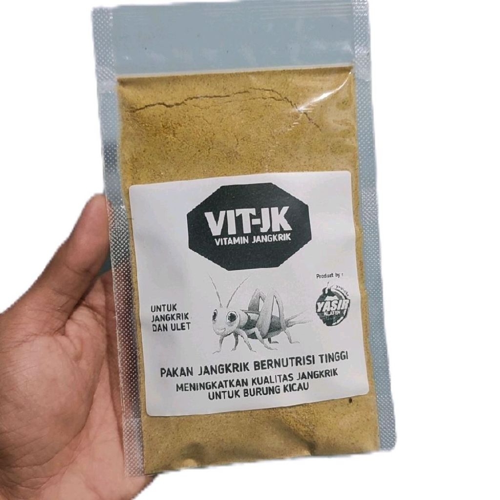 Pakan jangkrik VIT-JK bernutrisi tinggi | YASIR KLATEN