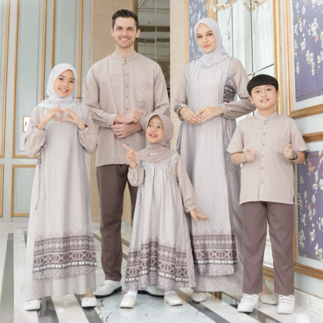 ETHICA LADIVA 12 WISPY CLOUDS Sarimbit Keluarga 2025 Gamis Ladiva 12 Ladiva Kids 12 Koko Kahfi 353