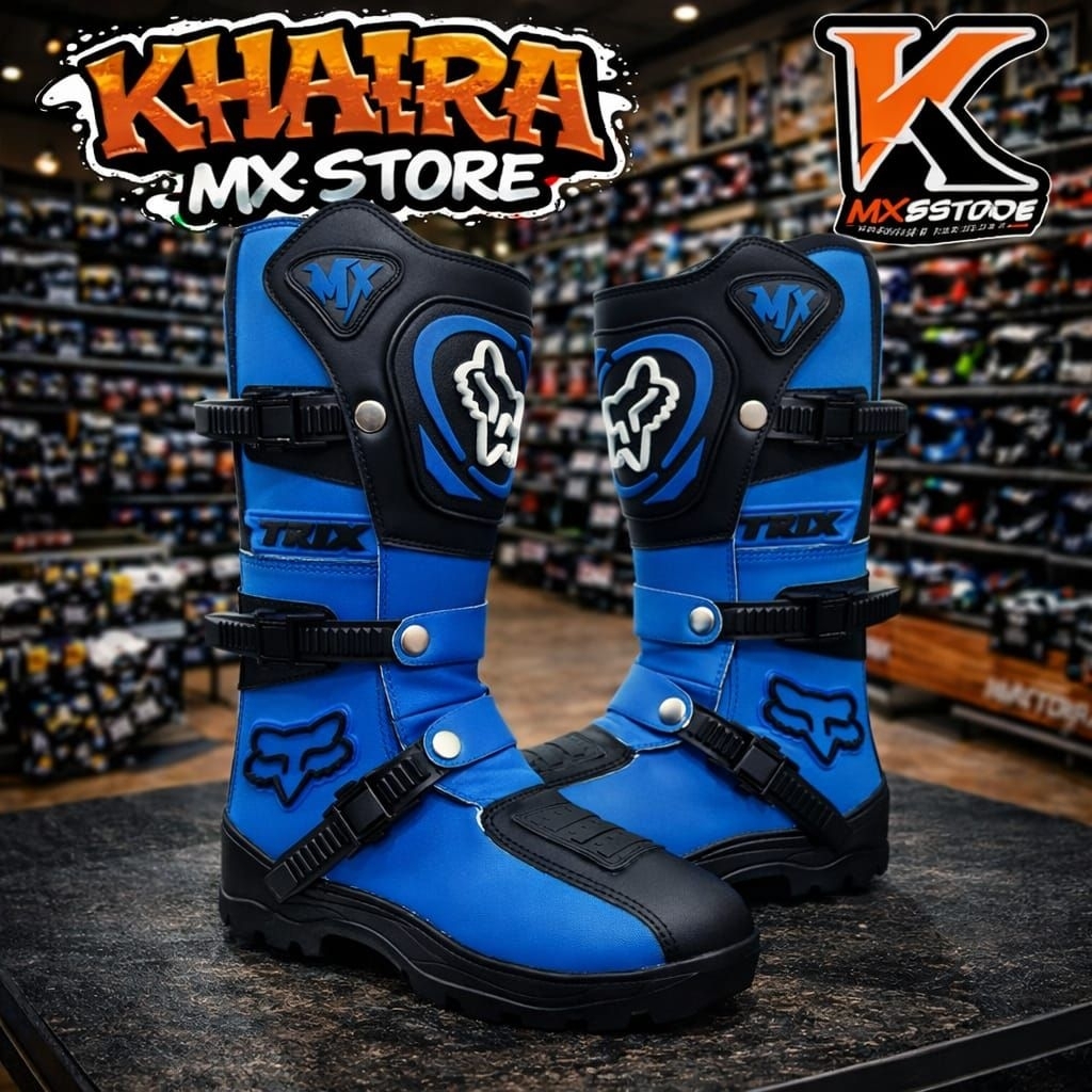 Sepatu Trail Anak Motocross/boots safety kids mini motocross