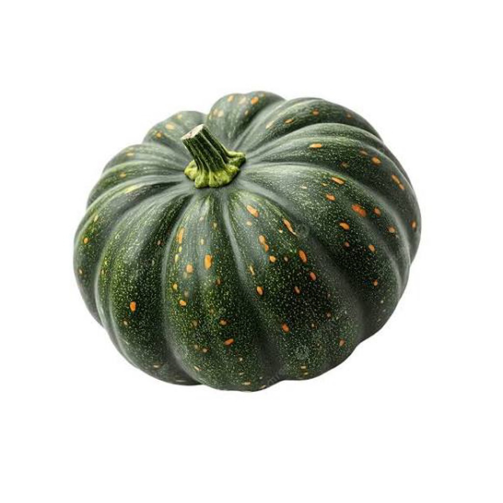 Labu kabocha hijau / Buah labu / Labu kabocha