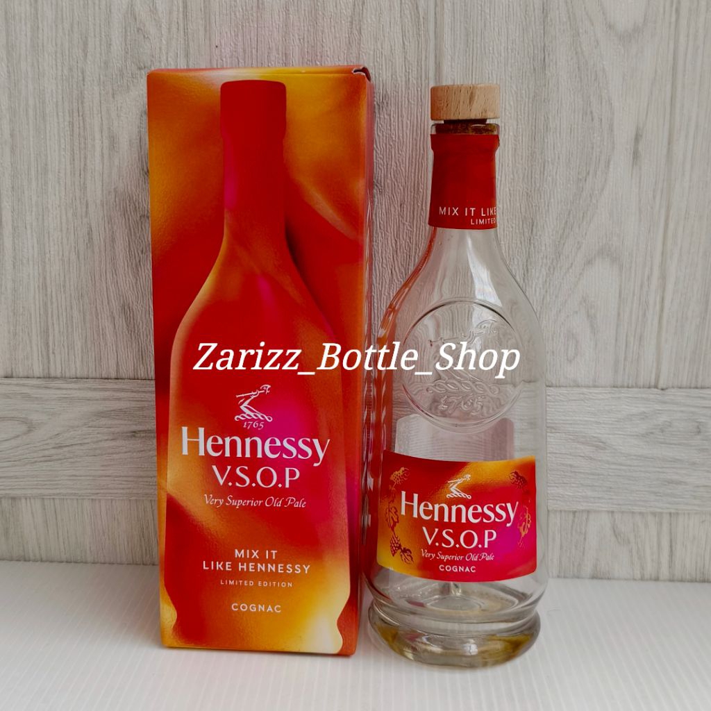 Botol Kosong Hennessy Vsop Limited Edition By Jackson Wang 700ml + Box