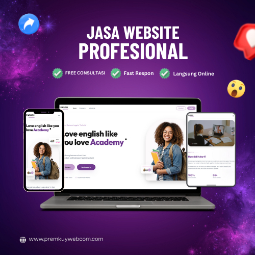 PEMBUATAN WEBISTE, LANDING PAGE, CUSTOM WEB, FREE HOSTING DAN DOMAIN