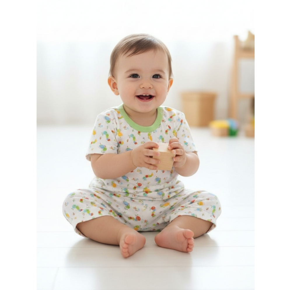 Velvet Junior - Setelan Oblong Baju Tidur Anak (1-2 Tahun) - One Set Pendek Baju Tidur Anak