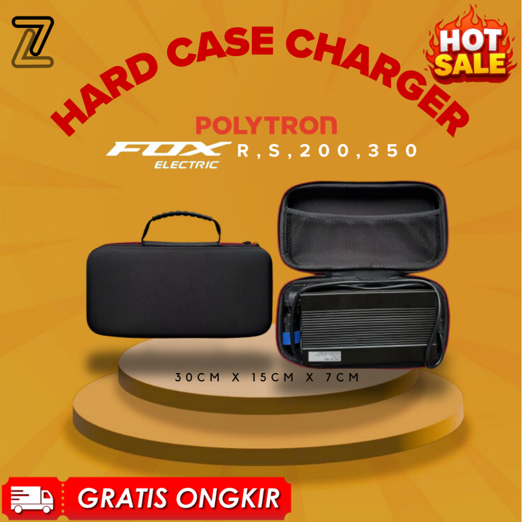 Hard Case Tas Charger Polytron Fox 350, Fox R, Fox S, Fox 200