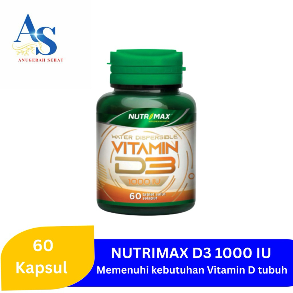 Nutrimax Vitamin D3 1000 IU 60 Tablet