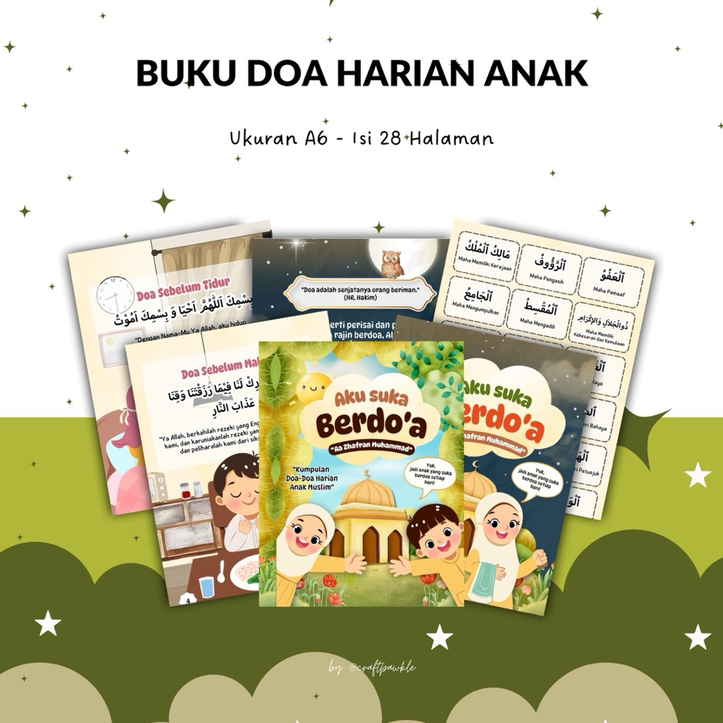 Buku Doa Harian Anak || Buku Doa Islami Anak || Buku Doa Anak Lengkap