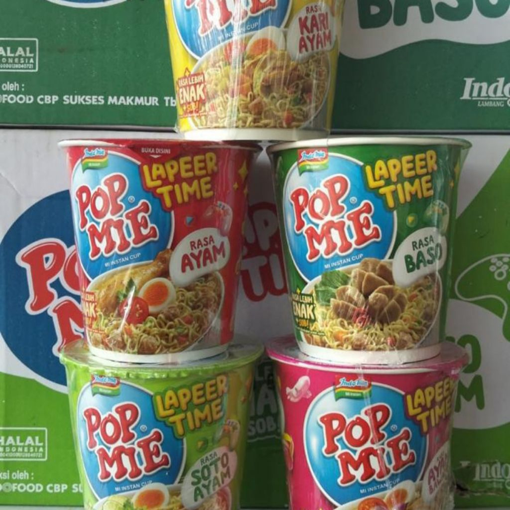 Pop Mie Kuah All Varian  Pop Mie Cup Indomie  1 Dus