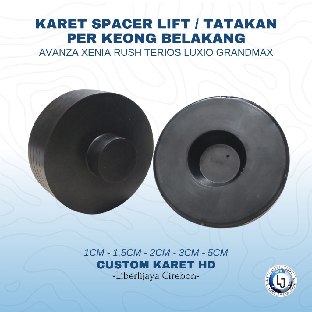 Karet Lift Spacer Shock Tatakan Per Belakang Avanza Rush Xenia Terios Luxios Granmax 1set kanan kiri