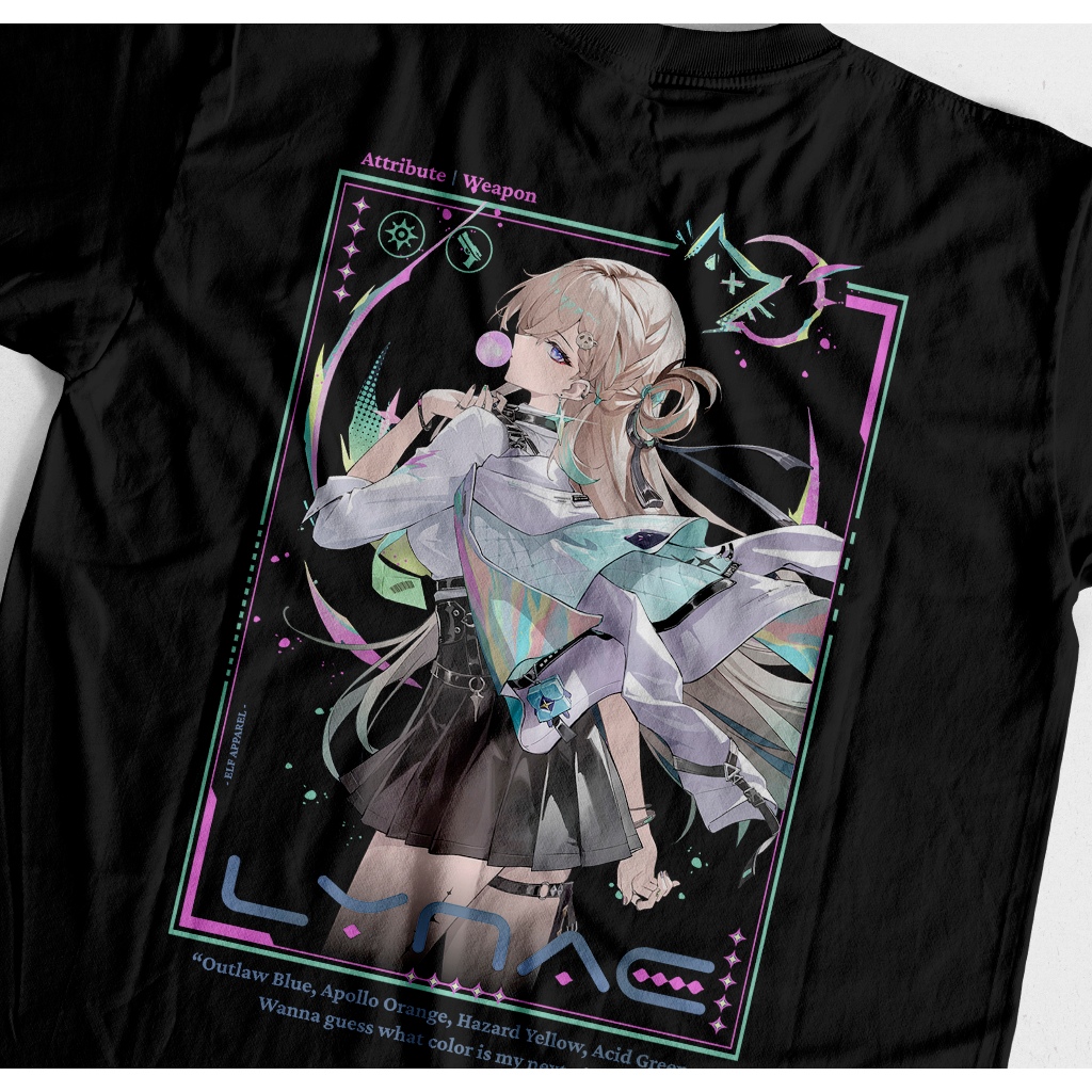 Heavyweight Lynae Tshirt 230 GSM - Kaos Lynae Wuthering Waves Cotton 20s