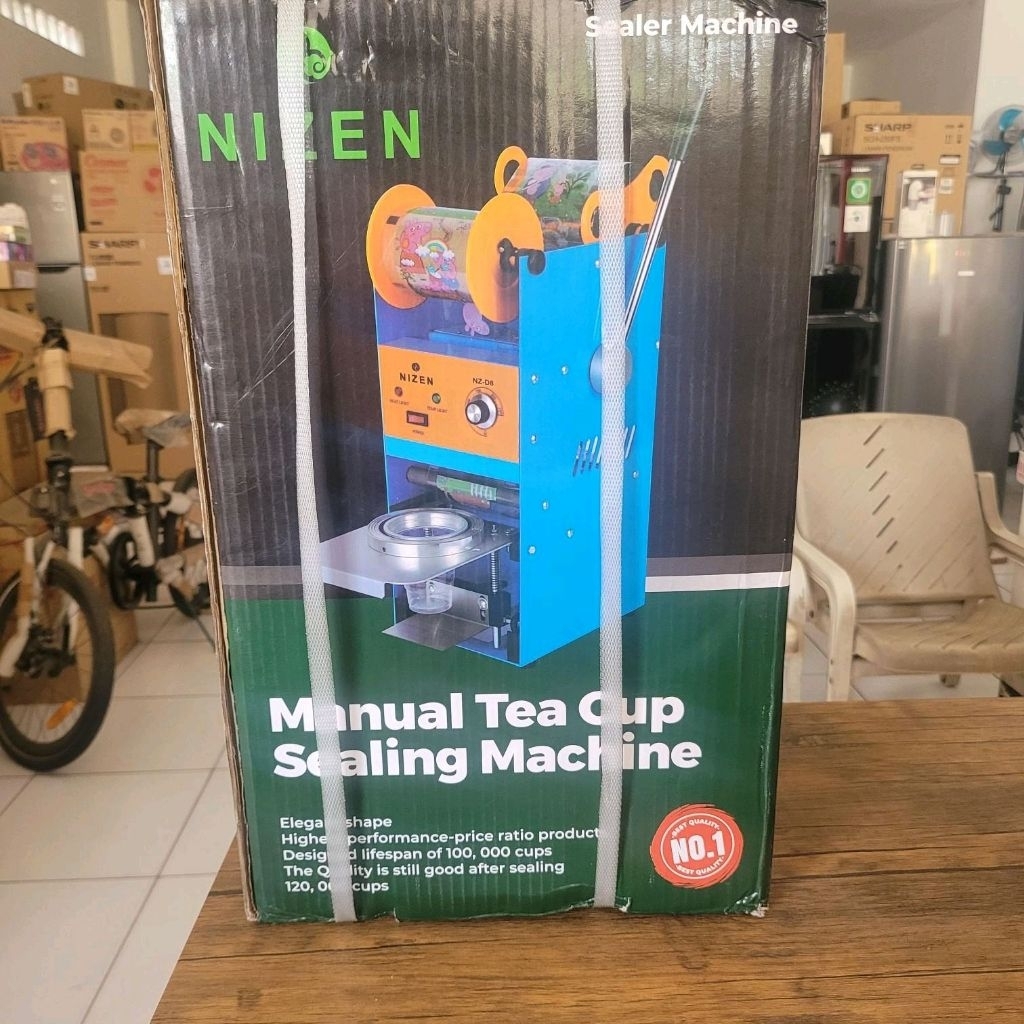 Cup sealer mesin pres gelas