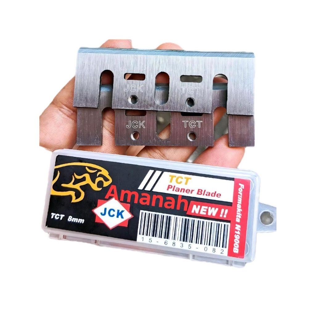 Mata pisau pasah kayu JCK tct planer blade 8mm for N1900B size 82x29x3mm