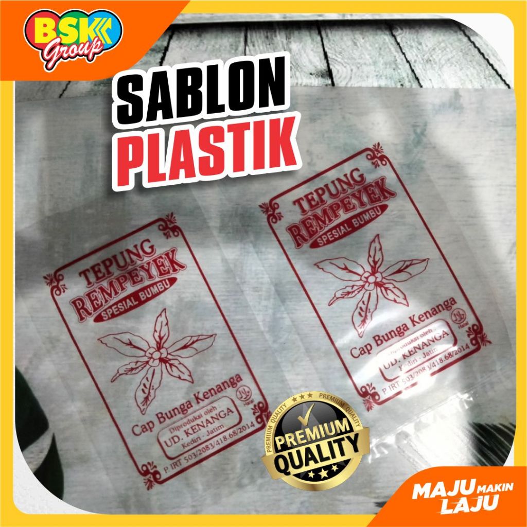 Sablon Kantong Plastik/ Kresek Desain Custom