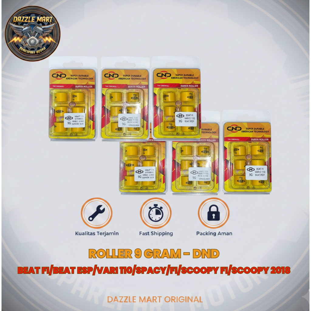 ROLLER 9G  BEAT FI/BEAT ESP/VARIO 110/SPACY/FI/SCOOPY FI/SCOOPY 2018 - DND
