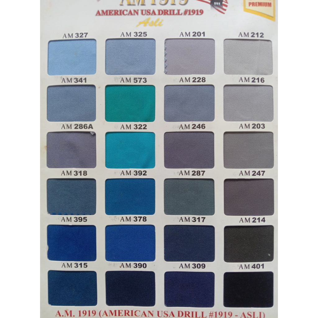 (0,5 METER) ORIGINAL AMERICAN 1919 AMERICAN USA DRILL #1919 BAHAN KAIN CELANA, SERAGAM POLISI, SERAG