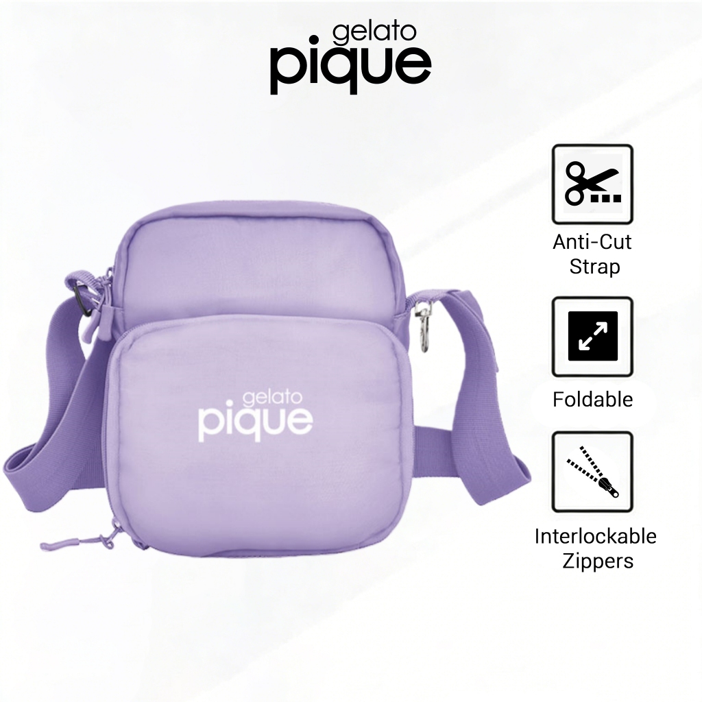 Tas selempang Warna Ungu Pria & Wanita 32L