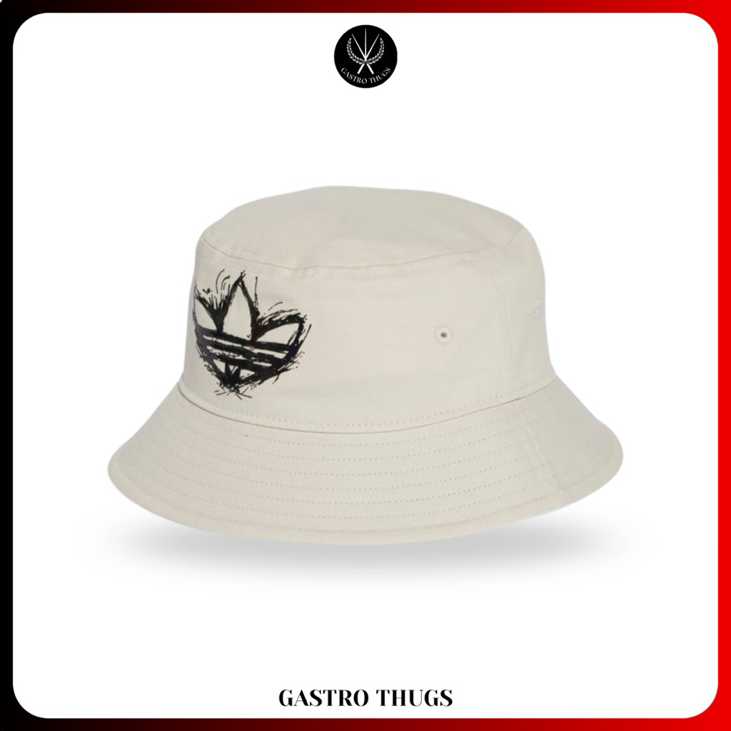 Adidas Trefoil Buckethat Cream 100% Originals