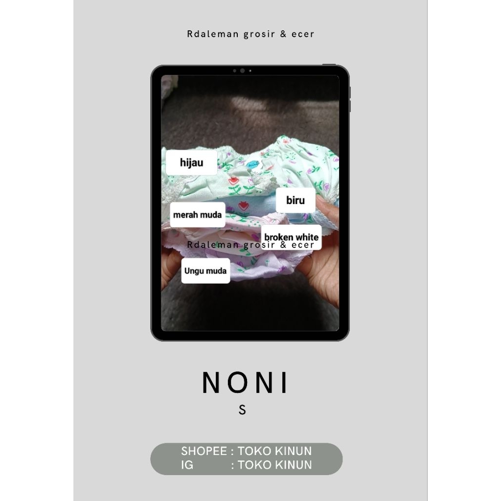 CD celana dalam wanita anak perempuan grosir dan ecer