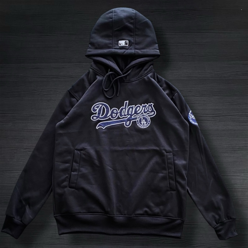 Hoodie dodgers hodie dodgers hoodie mlb hoodie pria mlb premium flece tebal