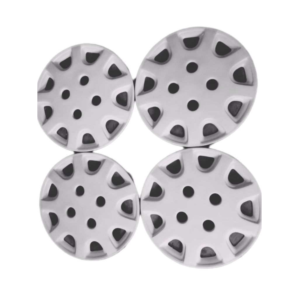 (1 set 4 pcs) wildop velg kaleng mobil ring 13 putih