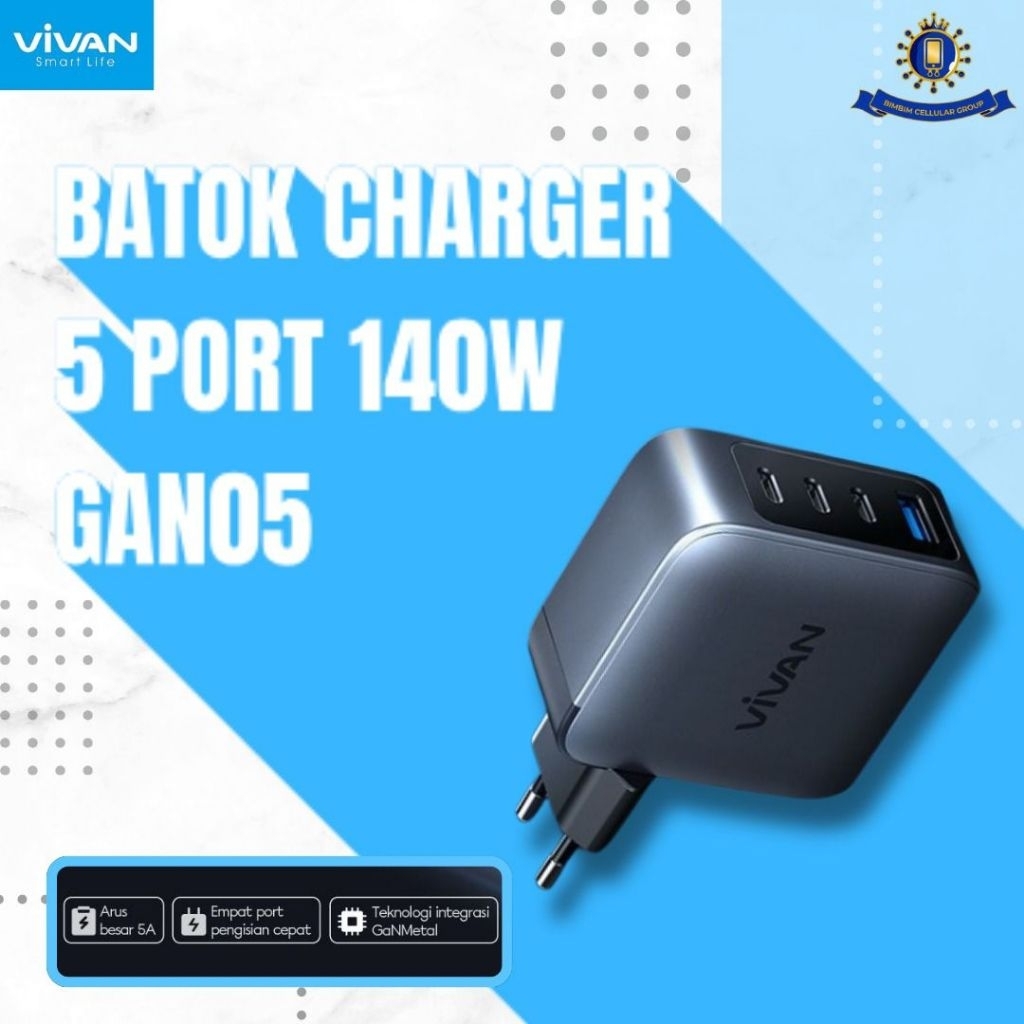 VIVAN GaN05 GaNMetal Super Charger 140W
