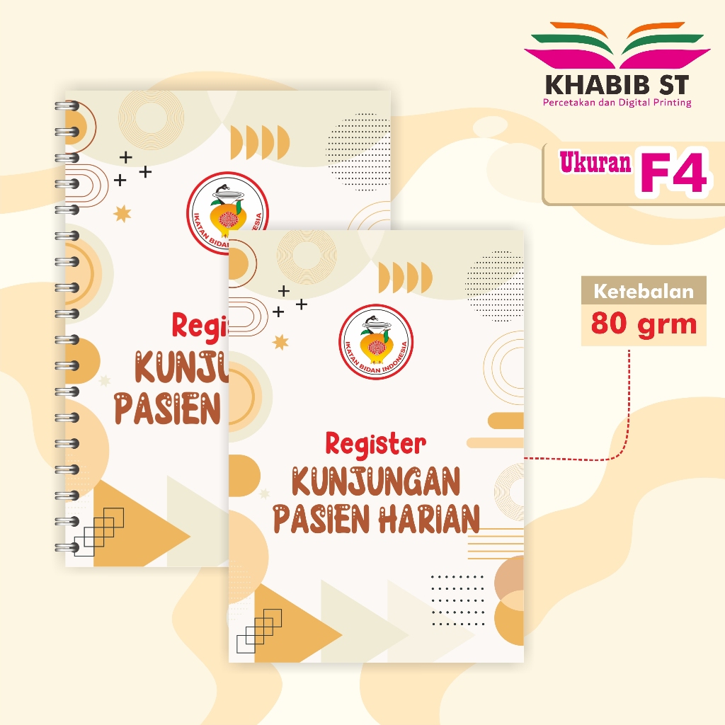 Buku Register KUNJUNGAN PASIEN HARIAN