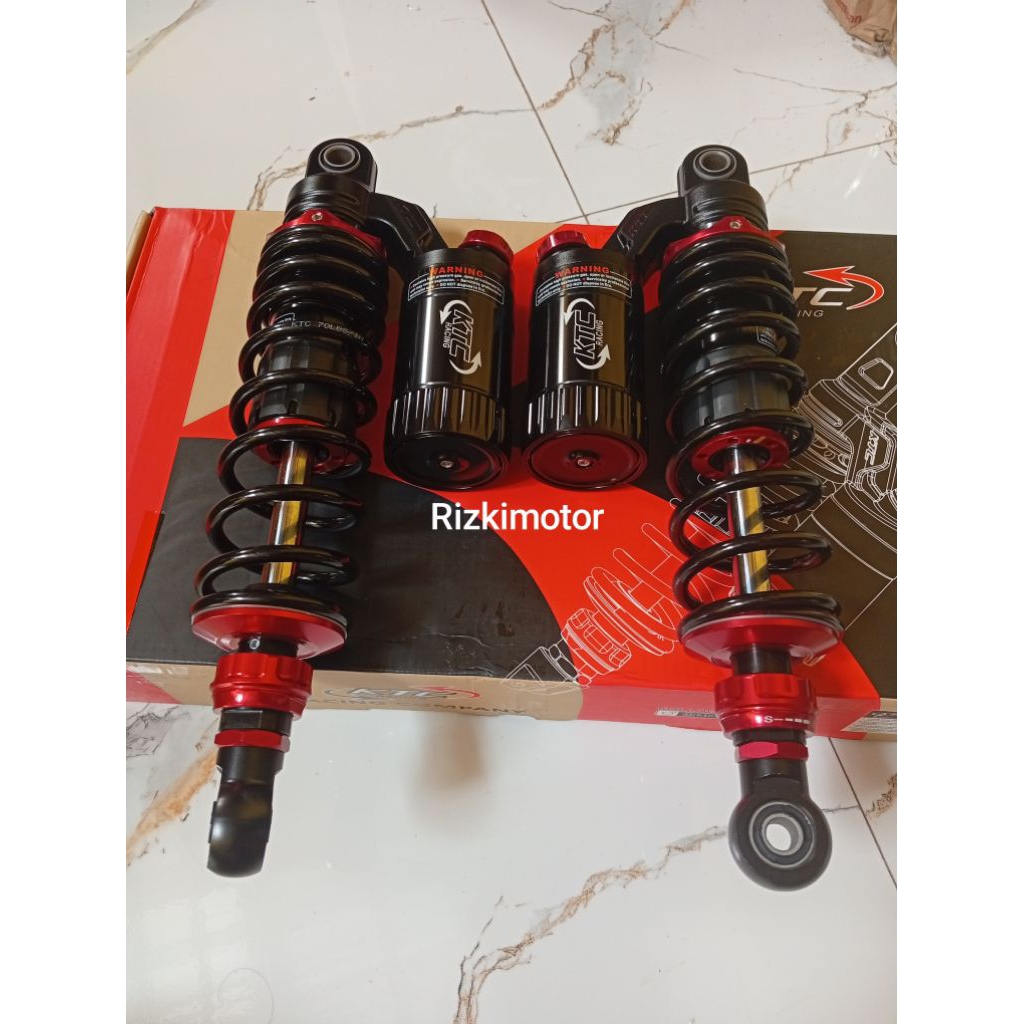 Shokbeker tabung rx king KTC extrime original terbaru warna black red ukuran 320mm