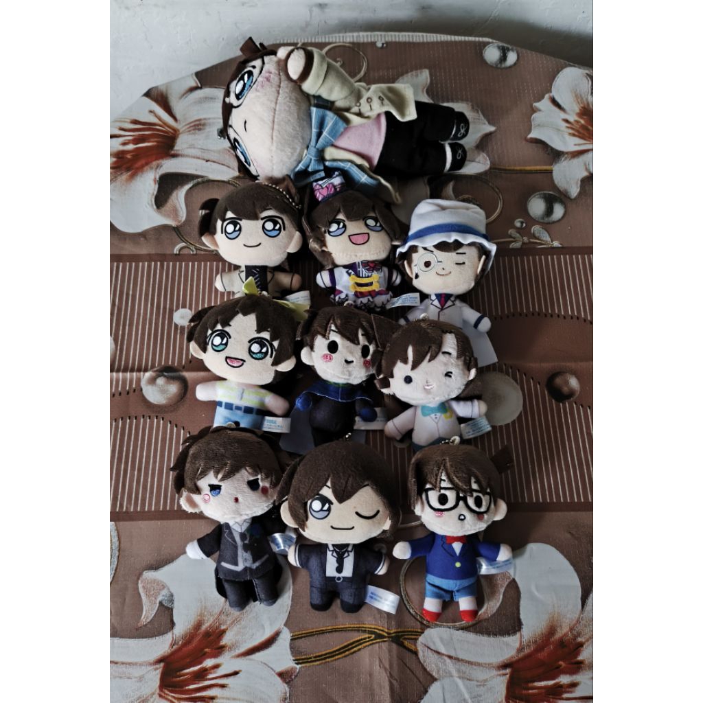 Detective CONAN Sega Mini Plush, Conan, Ran, Shinichi, Kazuha