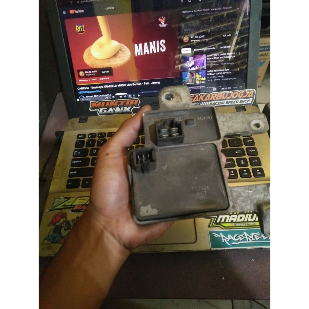 CDI original copotan/lepasan honda karisma x 125/supra x125 sepasang kiprok