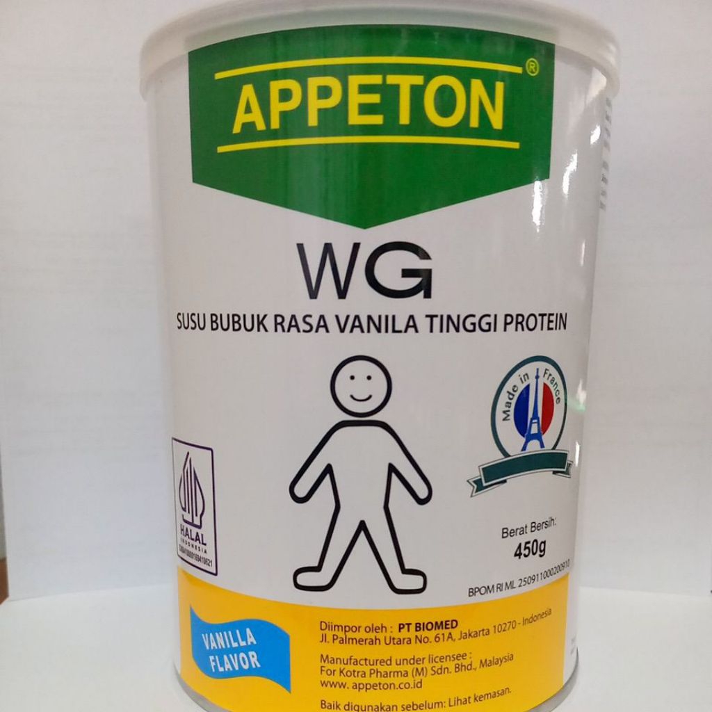 appeton weight gain vanilla adult 450 gr