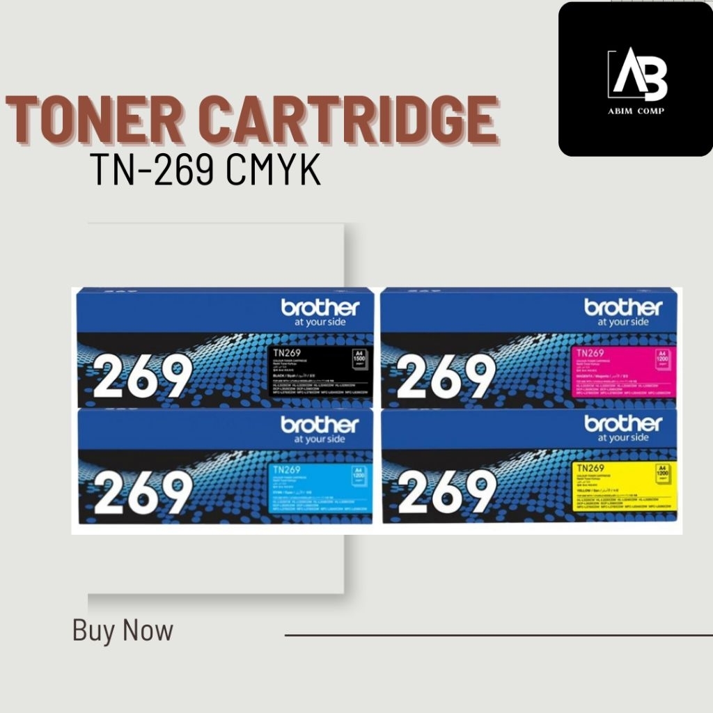 Toner Brother Tn-269 C/M/Y/BK for HL-L3240CDW/HL-L3280CDW