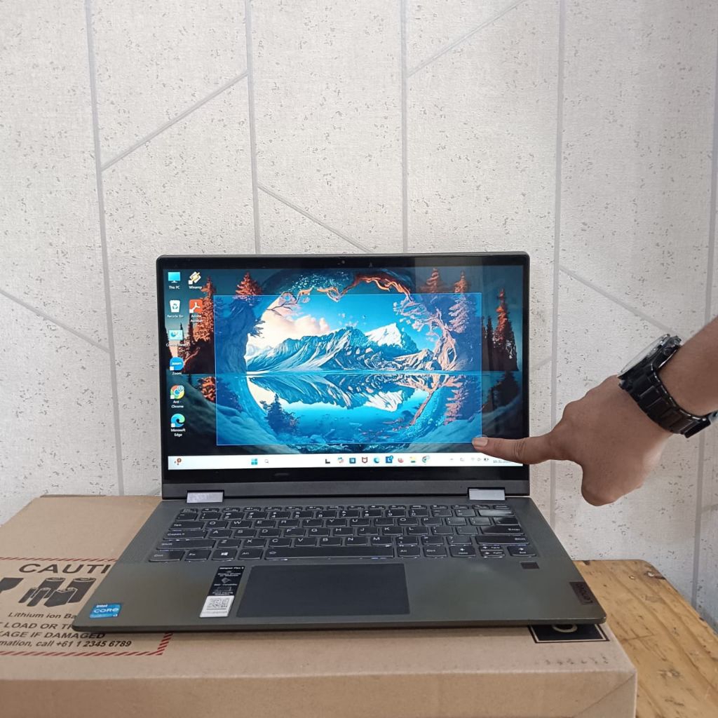 Laptop Lenovo Ideapad Flex 5, #Touchscreen, 2 In 1, Core i3-1115G4, Gen 11Th, Ram 4 Gb / 256Gb, UHD 