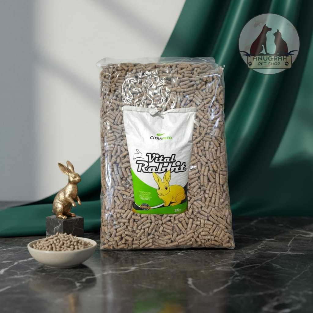Pakan Kelinci Vita Rabbit 1Kg | Pellet Kelinci Dewasa & Anakan | Nutrisi Lengkap