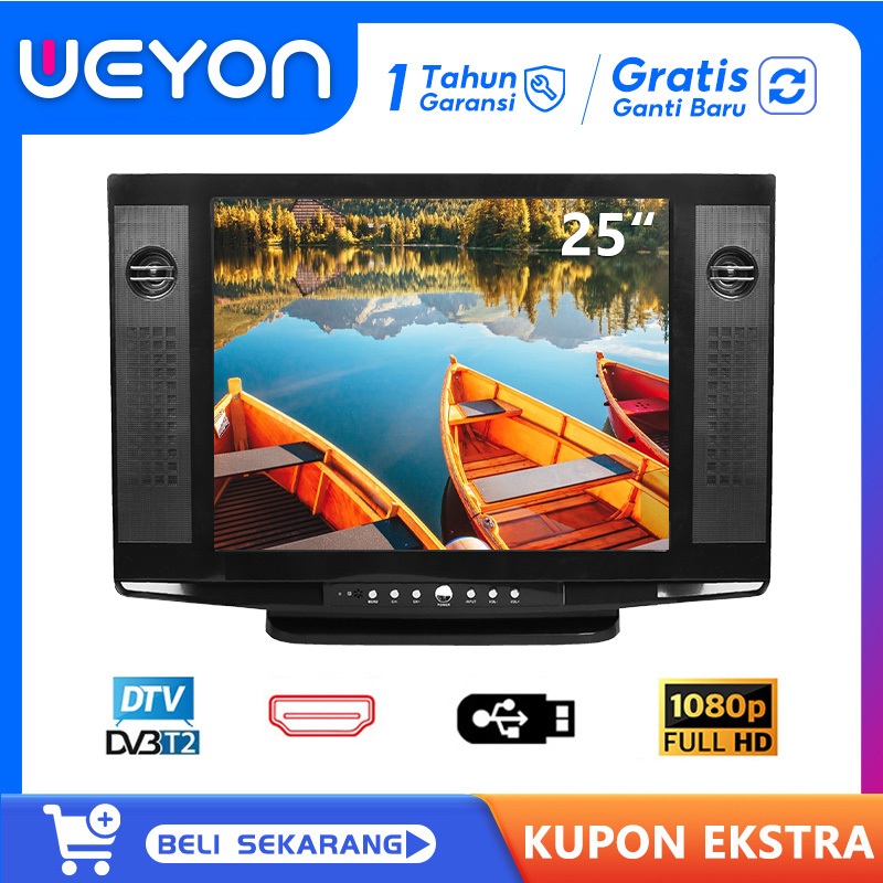 Weyon Tv Digital 24 Inch FHD TV 25 Inch led CTR Android TV-Televisi Garansi 1 Tahun