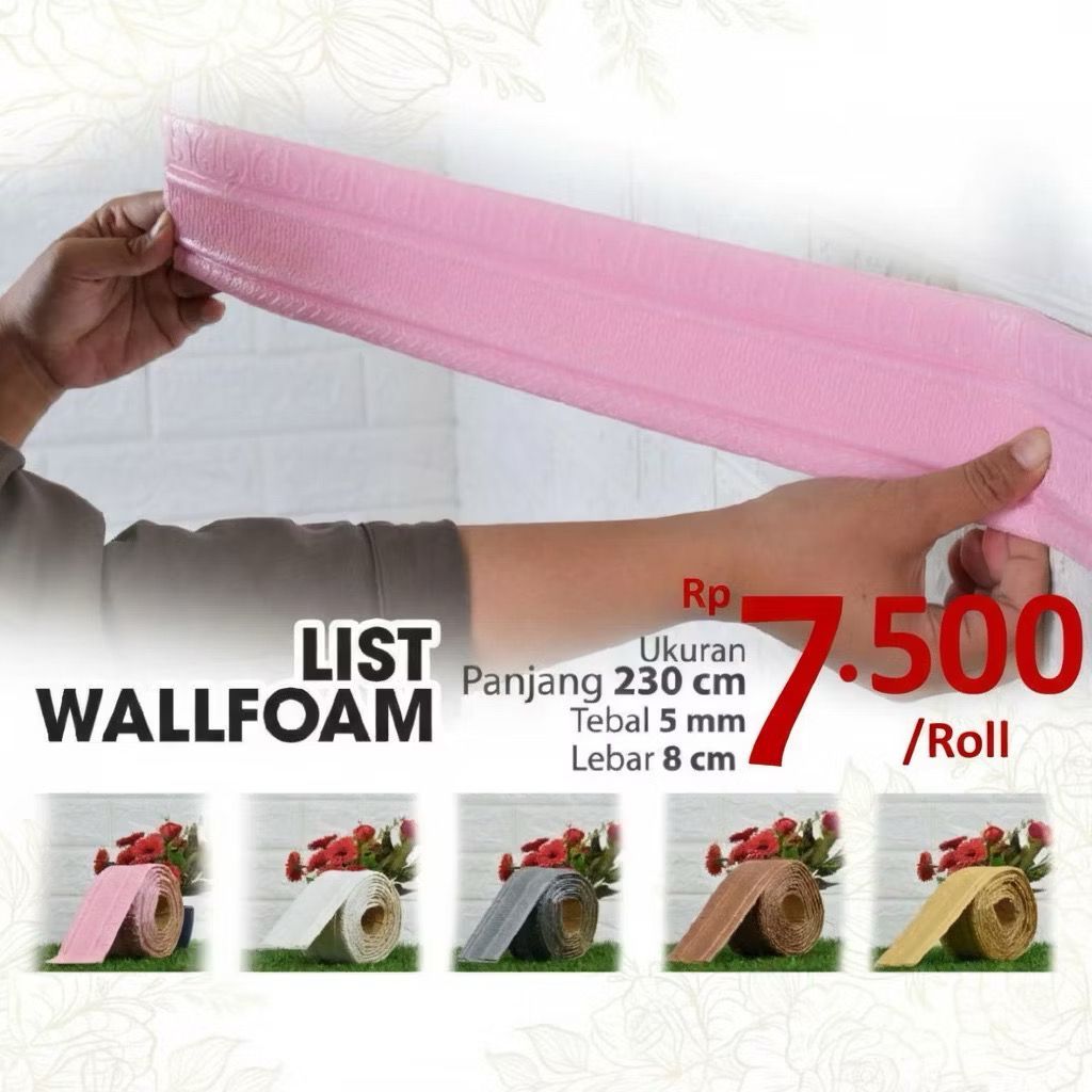 LIST BORDER FOAM 3D LIS WALLPAPER BORDER STICKER