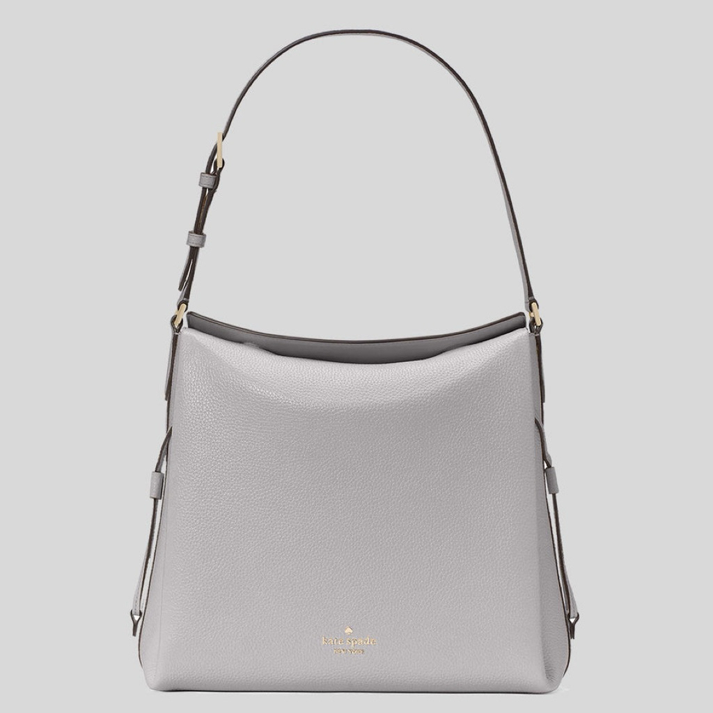 kate spade dumpling large shoulder bag grey