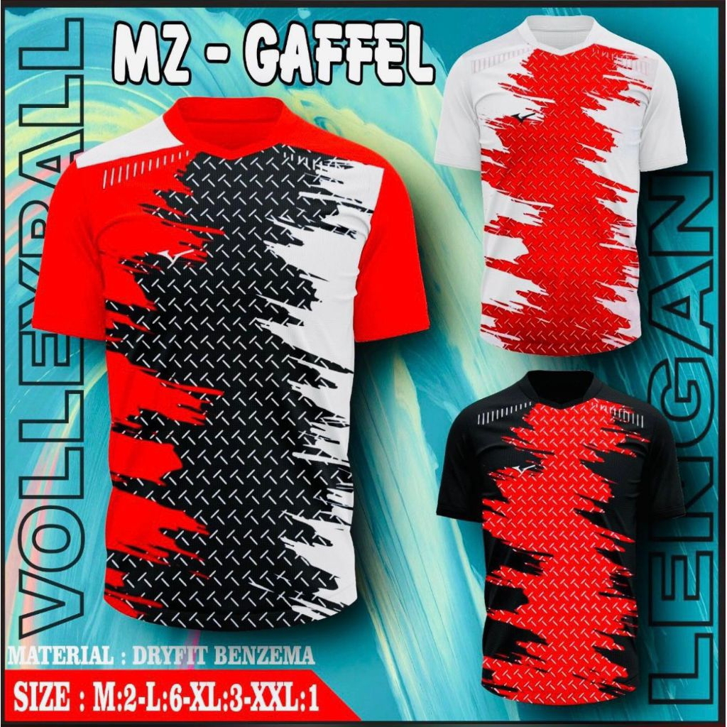 Kaos Voli / Baju Voli / Atasan Voli / Jersey Voli Printing / Baju Volley Pria Wanita / Kaos Volley P