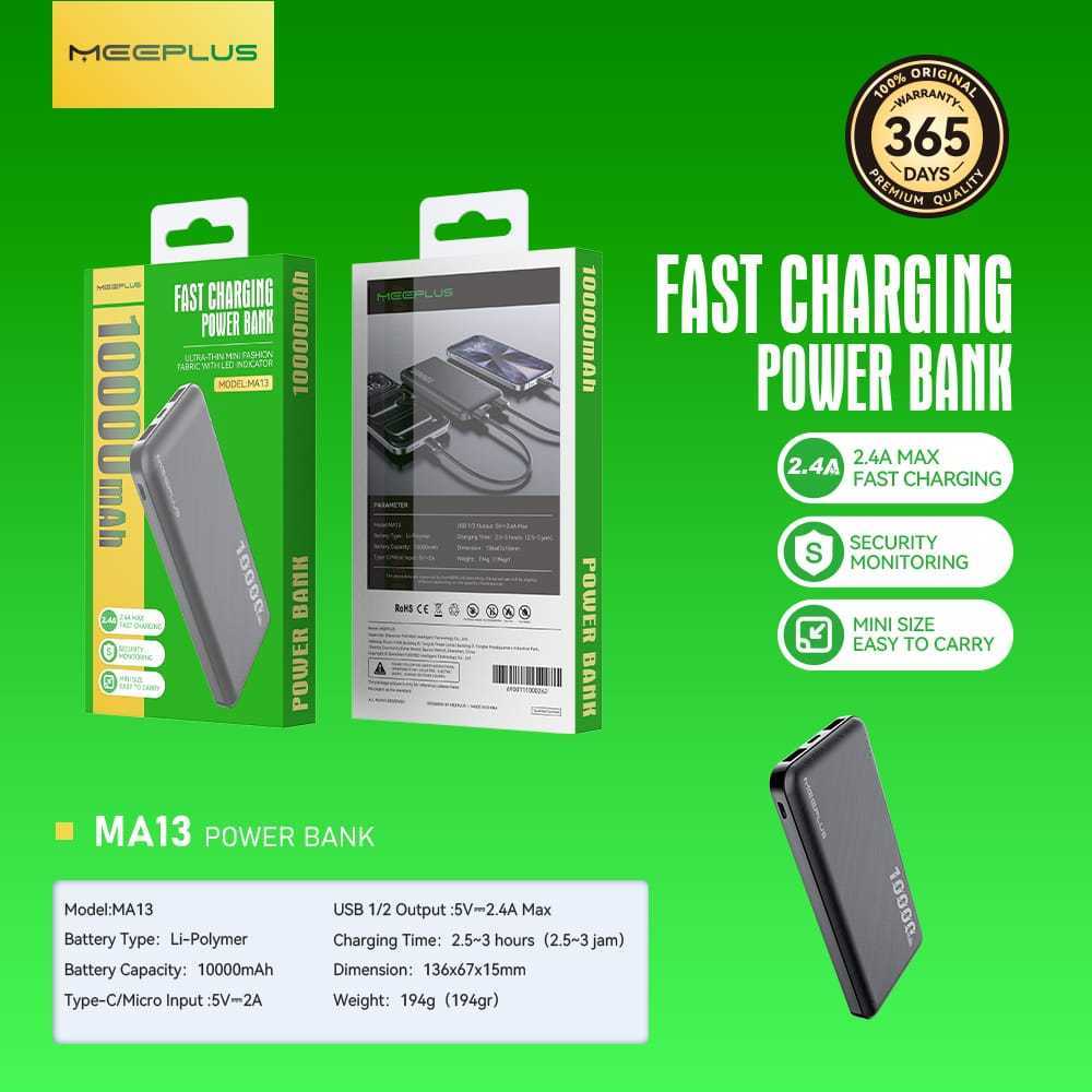 Powerbank Foomee NEW Produk AA11/AB11/AB15/AB21/MA13 10000-20000mAh  MICRO/TYPE-C/LIGHTNING
