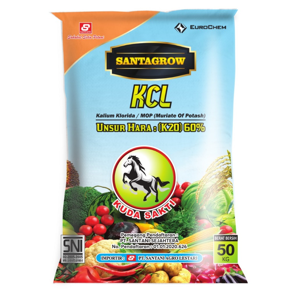 PUPUK KCL SANTAGROW 50 KG KRISTAL/ GRANUL