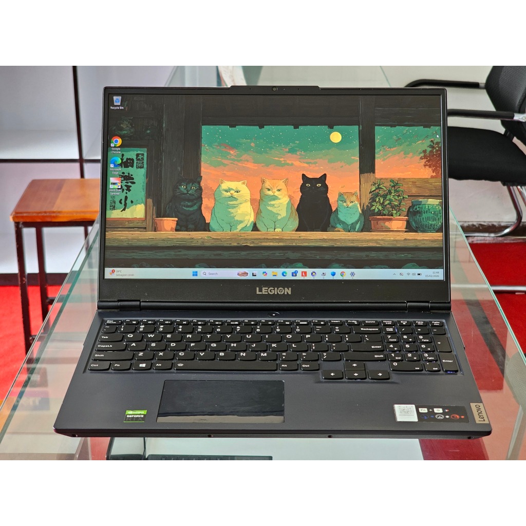 Lenovo Legion 5 AMD Ryzen 5 5000 Series Nvidia RTX 3050 165 Hz Gaming Editing dan Rendering