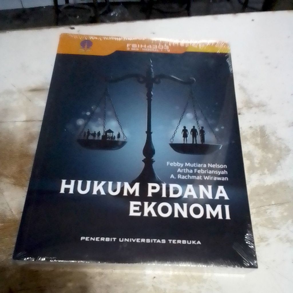 Hukum Pidana Ekonomi buku Original terbitan Universitas Terbuka